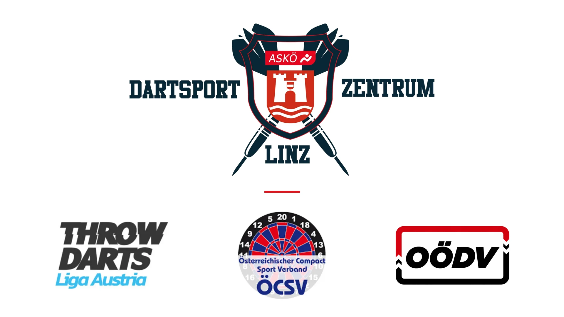 Logos DSZ Linz, Throwdarts.at, ÖCSV und OÖDV